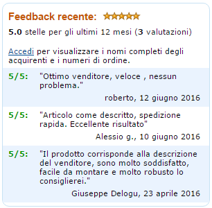 Feedback Clienti Amazon 2